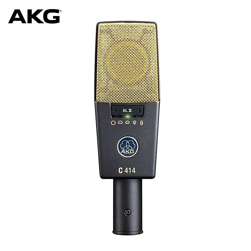 匈牙利产AKG/爱科技 C414 XLII多指向性直播电容话筒录音麦克风